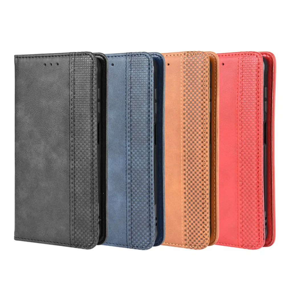 For Samsung Galaxy Xcover Pro Case Luxury PU Leather Wallet Magnetic Adsorption Case For Samsung Xcover Pro SM-G715F Phone Bags