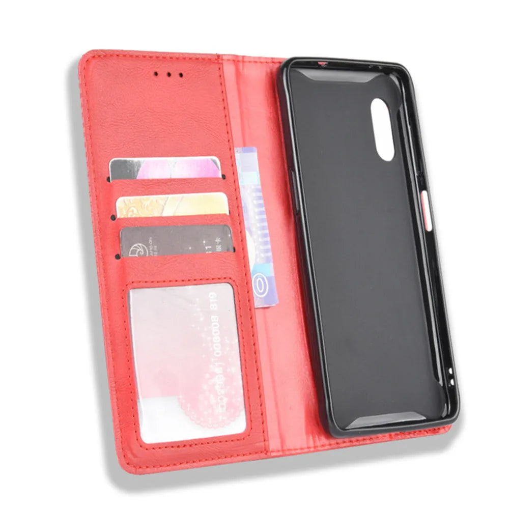 For Samsung Galaxy Xcover Pro Case Luxury PU Leather Wallet Magnetic Adsorption Case For Samsung Xcover Pro SM-G715F Phone Bags