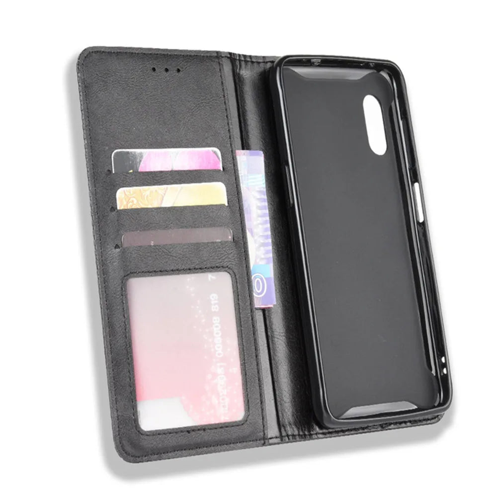 For Samsung Galaxy Xcover Pro Case Luxury PU Leather Wallet Magnetic Adsorption Case For Samsung Xcover Pro SM-G715F Phone Bags