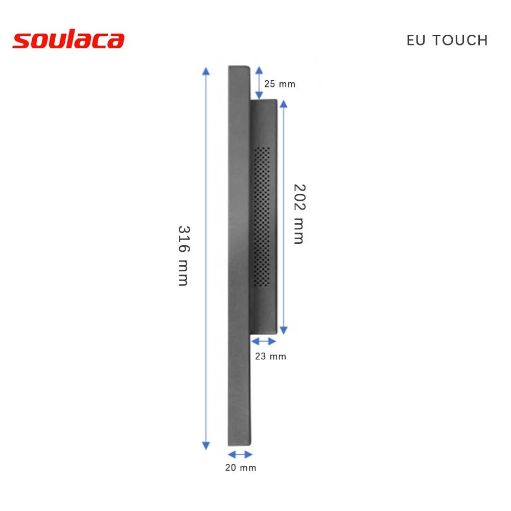 Soulaca New 22 inch Touch Mirror Waterproof TV is for European Style Bathroom Shower Embedded Bracket Android 9.0 Full HD WiFi