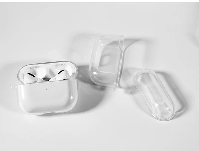 Transparent Earphone Case For Airpods 3 2023 Cases Soft Silicone Clear Headphone Cover For Airpods Pro 2 1 3 Charging Bags