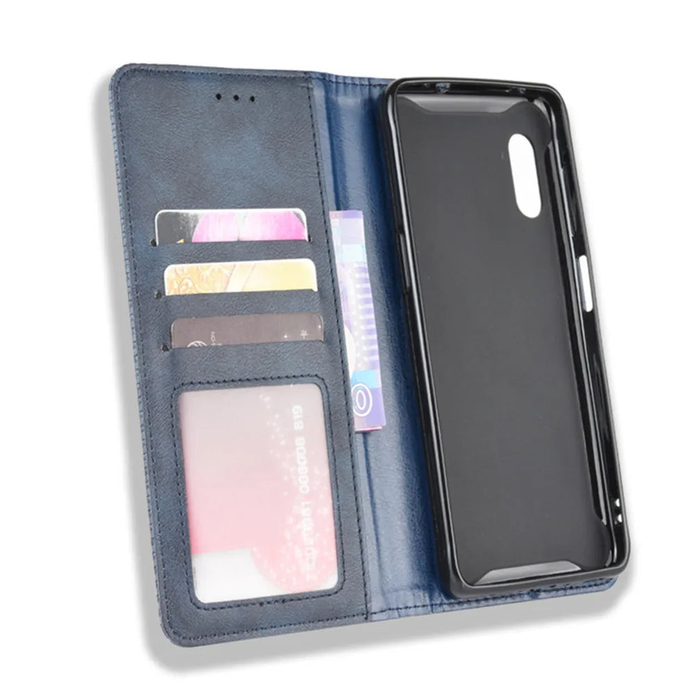 For Samsung Galaxy Xcover Pro Case Luxury PU Leather Wallet Magnetic Adsorption Case For Samsung Xcover Pro SM-G715F Phone Bags