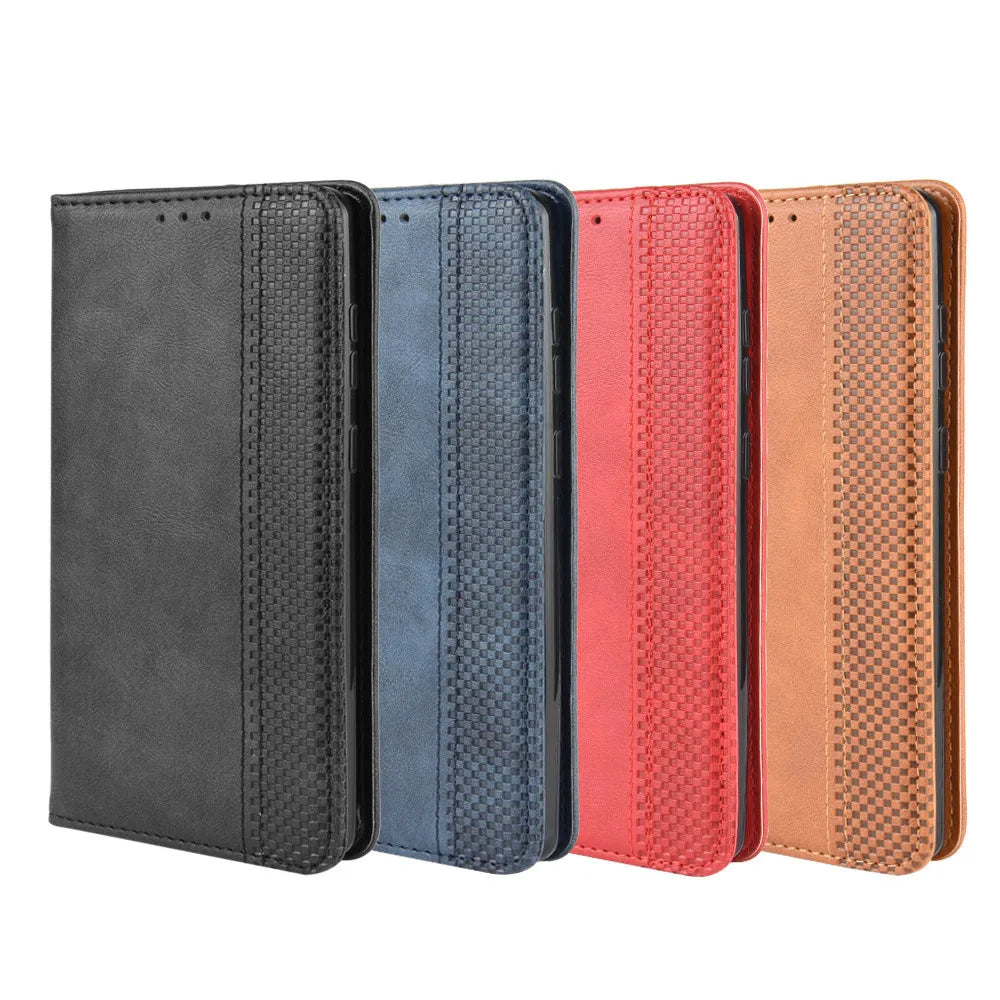 For Samsung Galaxy Xcover Pro Case Luxury PU Leather Wallet Magnetic Adsorption Case For Samsung Xcover Pro SM-G715F Phone Bags