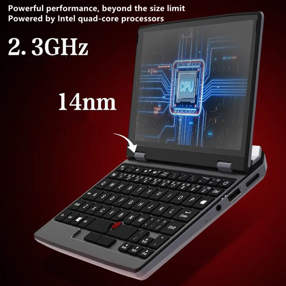 NWNLAP 7 Inch Mini Laptop N4000 Noteboo