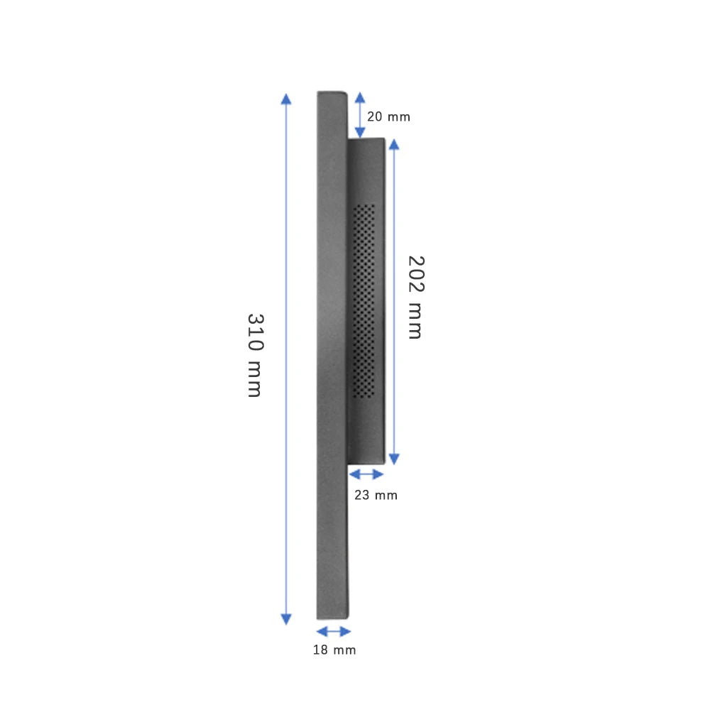 Soulaca New 22 inch Touch Mirror Waterproof TV is for European Style Bathroom Shower Embedded Bracket Android 9.0 Full HD WiFi