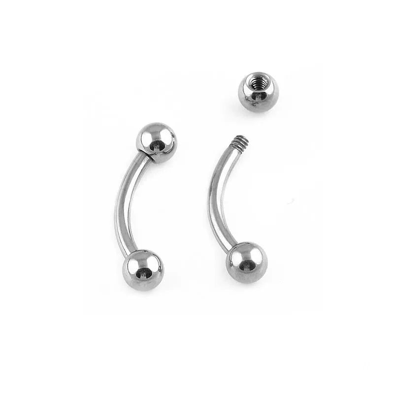 Titanium Steel Lace-up Eyebrow Ring Replacement Piercing Jewelry