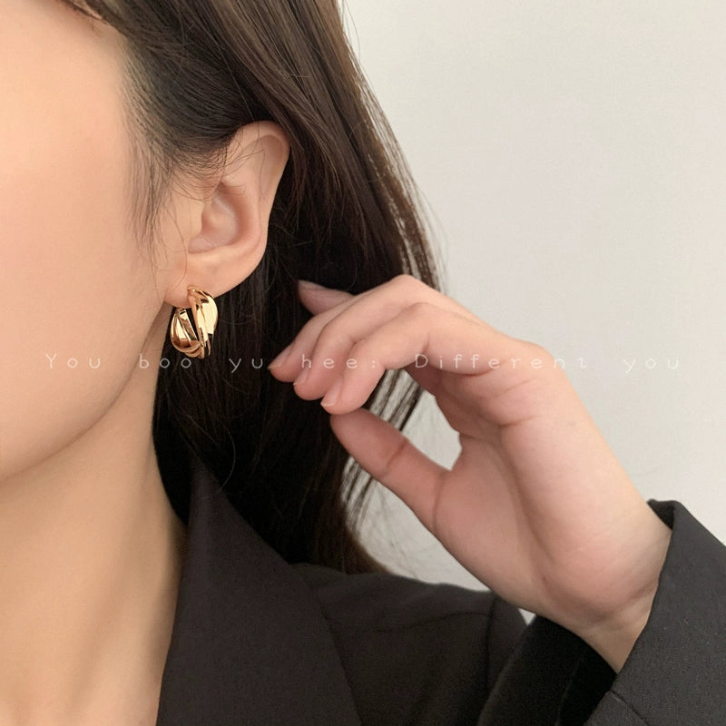 Niche Style Retro Women's Best Selling Fancy Metal Earrings