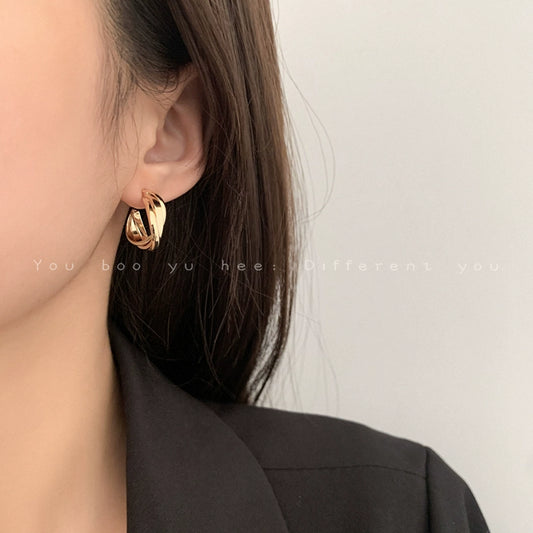 Niche Style Retro Women's Best Selling Fancy Metal Earrings