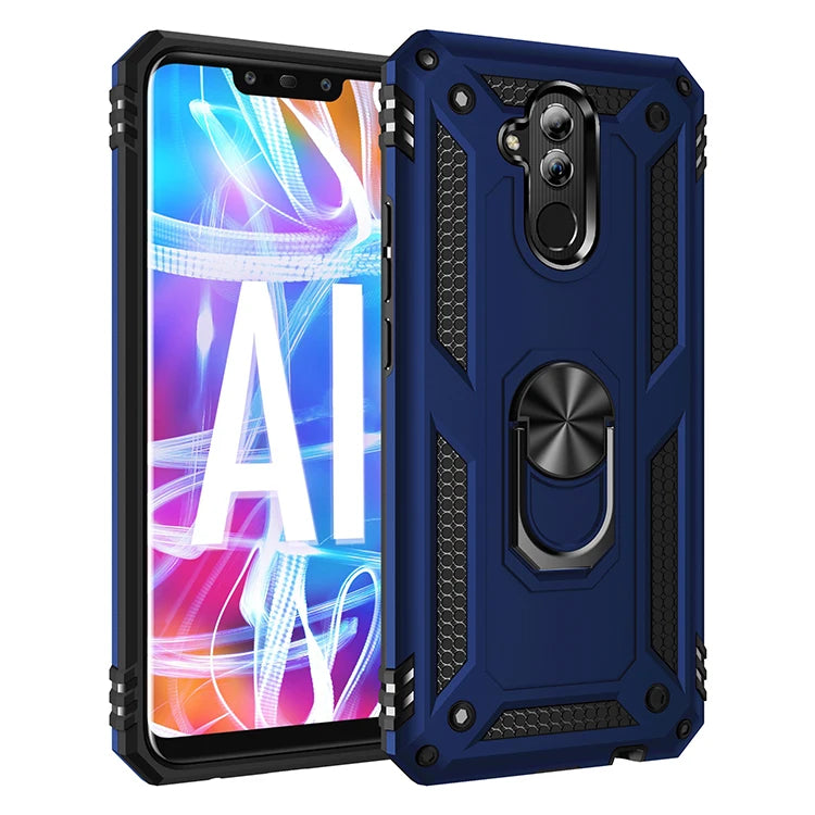 for Mate 20 Lite Cover Case for Huawei Mate 20 Lite Case Armor Military Shockproof Ring Holder Magnet Phone Case Fundas