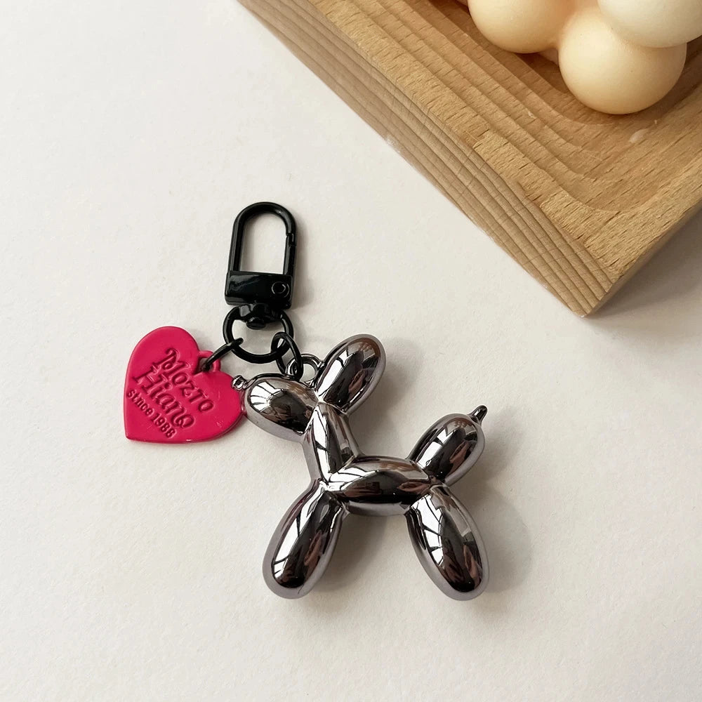 Balloon Dog Keychain – Cute Y2K Bag Charm & Gift