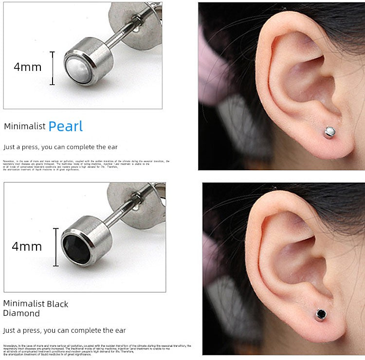 Ear Piercing Artifact Painless Disposable Sterile Ear Studs Sterling Silver Nose Stud Special Puncher