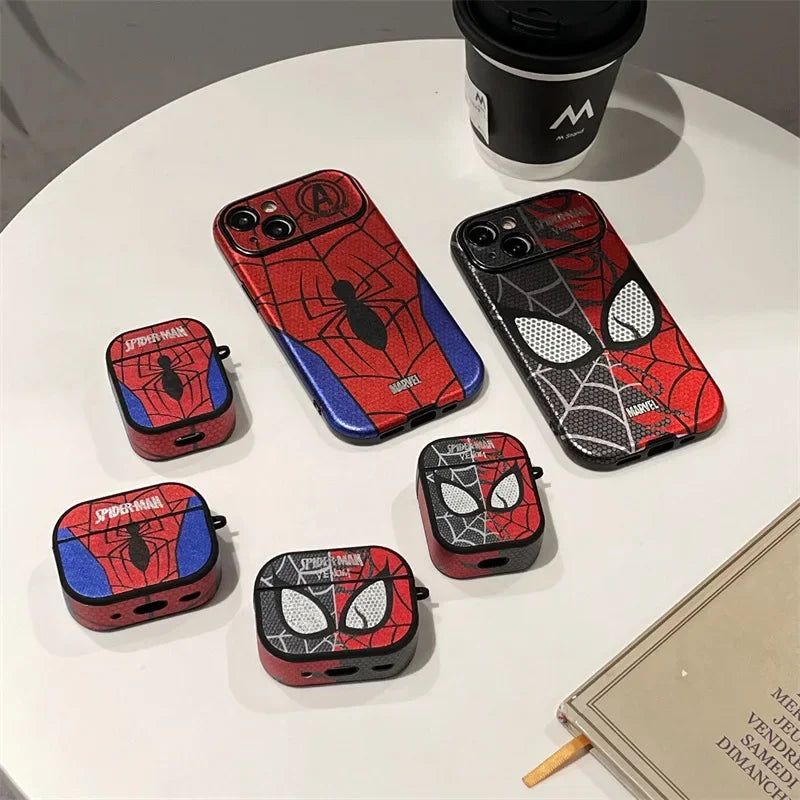 Disney Spiderman AirPods Case – 3D Cartoon Protective Cover for AirPods Pro 2, 3, 1/2