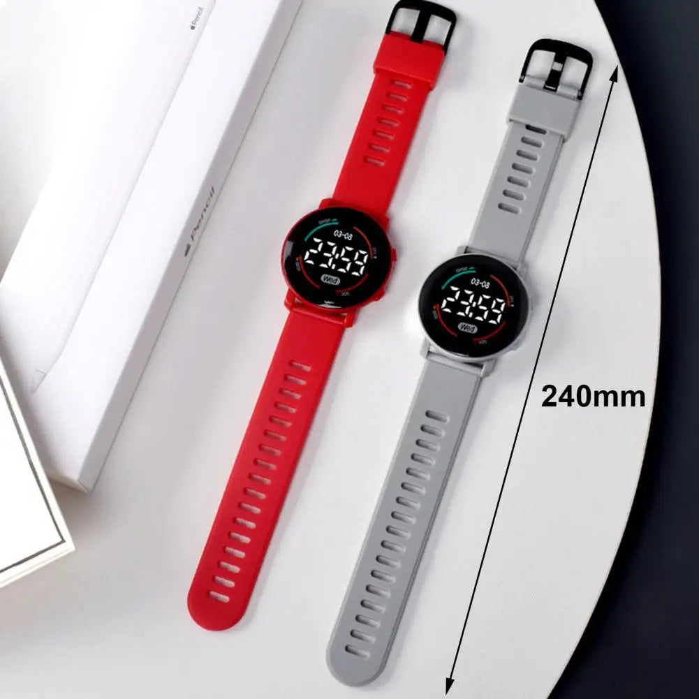 Stylish Electronic Watch Unisex Digital Watch Luminous LED Digital Display Watch  High Accuracy