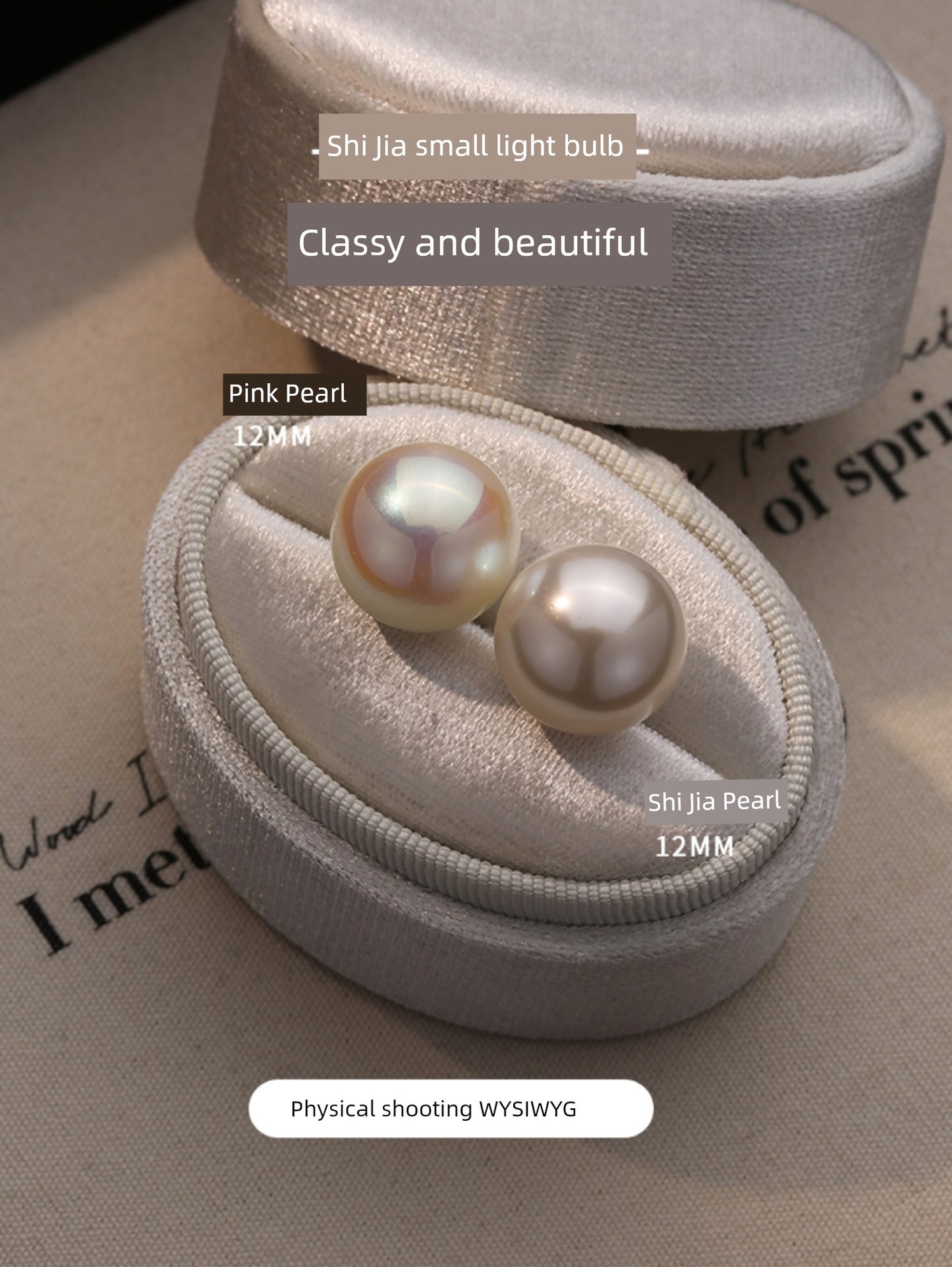 Women's Dignified Ear Clips Large Pearl Best Selling Silver Needle