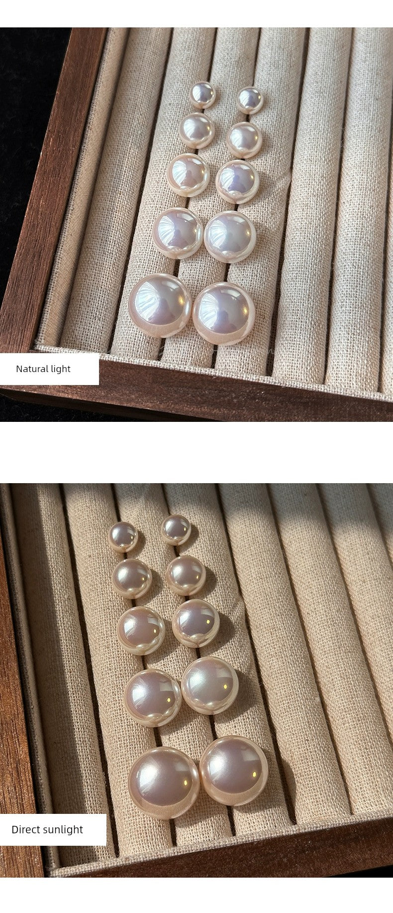 Accessible Luxury Steamed Bread Female 925 Silver Needle Niche Style Pearl Stud Earrings