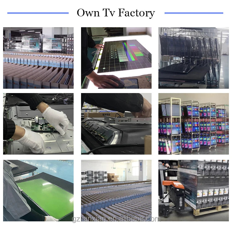 Wholesale Factory OEM 43 Inch Flat Screen Android TV Television Smart TV Set 4K 2K HD LED TV