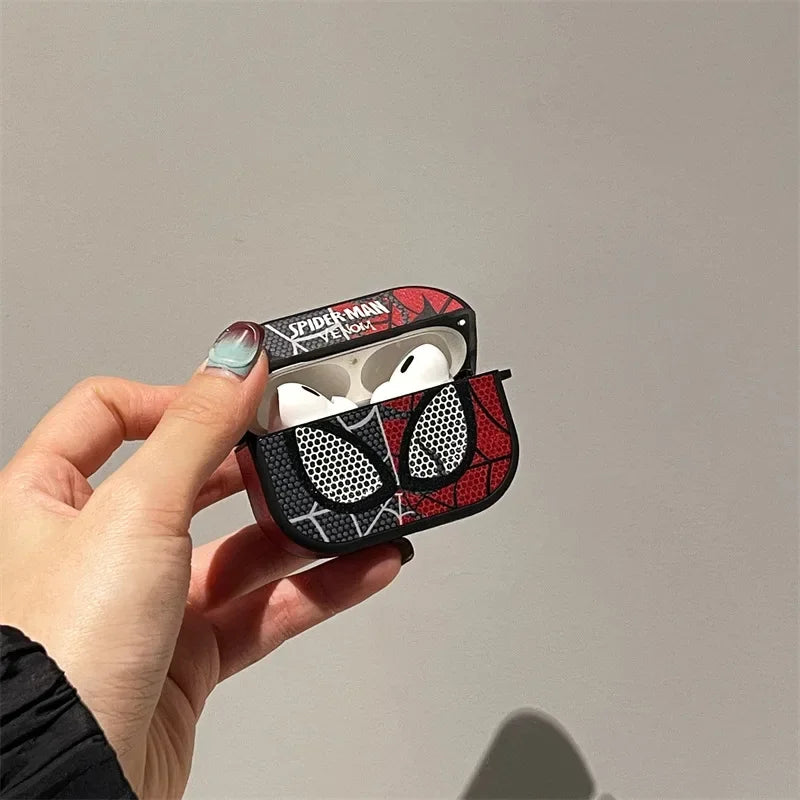 Disney Spiderman AirPods Case – 3D Cartoon Protective Cover for AirPods Pro 2, 3, 1/2