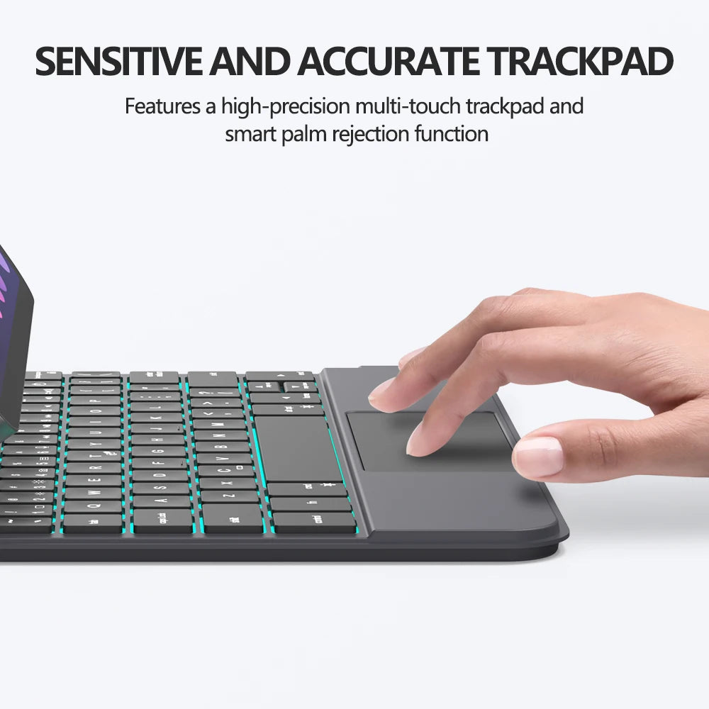 GOOJODOQ Magic Keyboard Case for iPad Mini 6 6th Generation 8.3 inch Floating Cantilever Stand Multi-Touch Trackpad