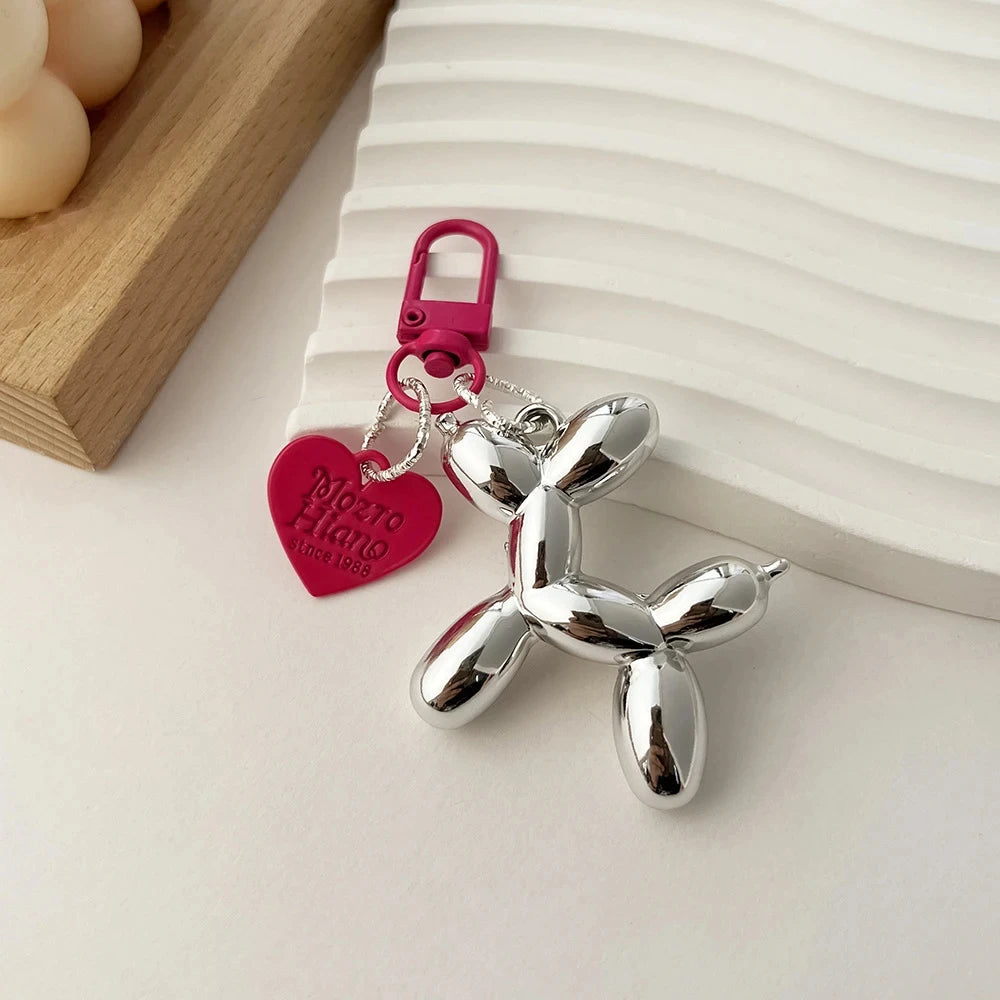 Balloon Dog Keychain – Cute Y2K Bag Charm & Gift