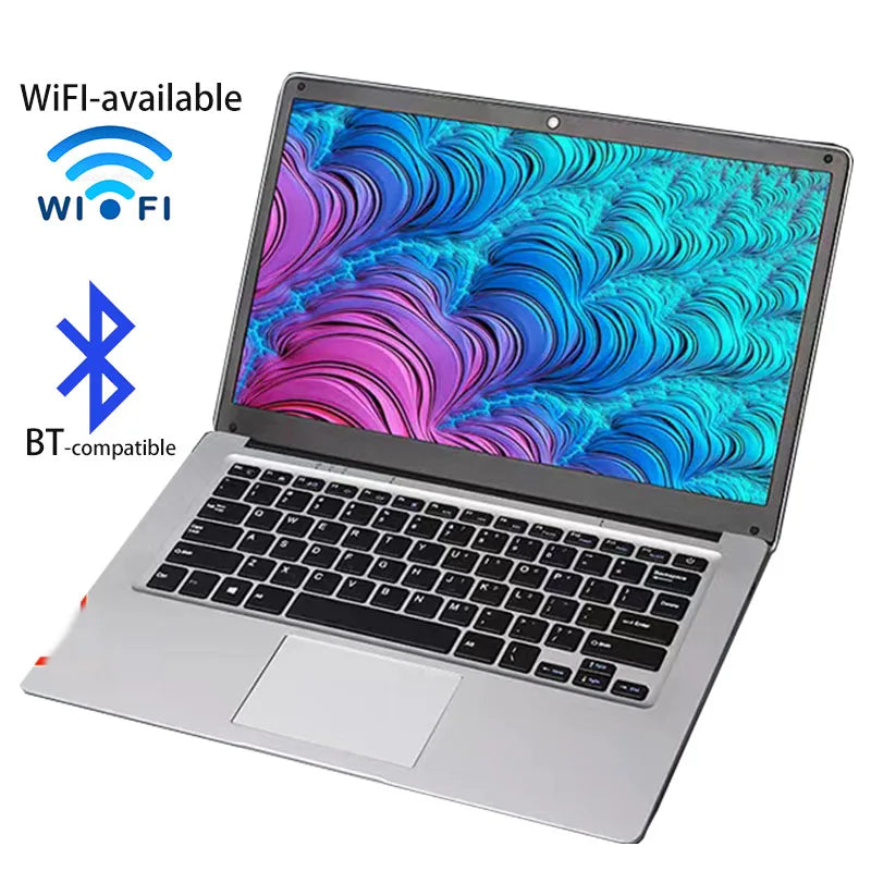 14-inch Budget Student Laptop - Intel Celeron, Windows 10, 6GB RAM, SSD, WiFi