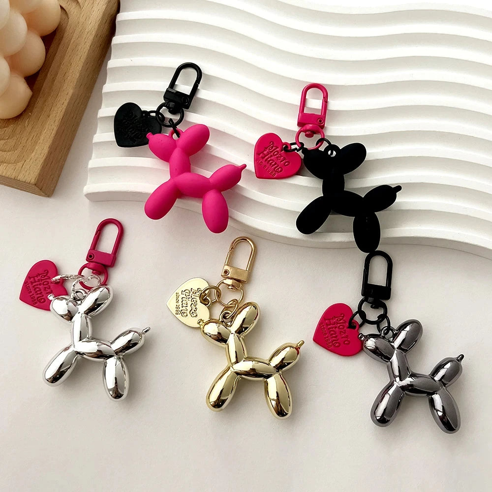 Balloon Dog Keychain – Cute Y2K Bag Charm & Gift