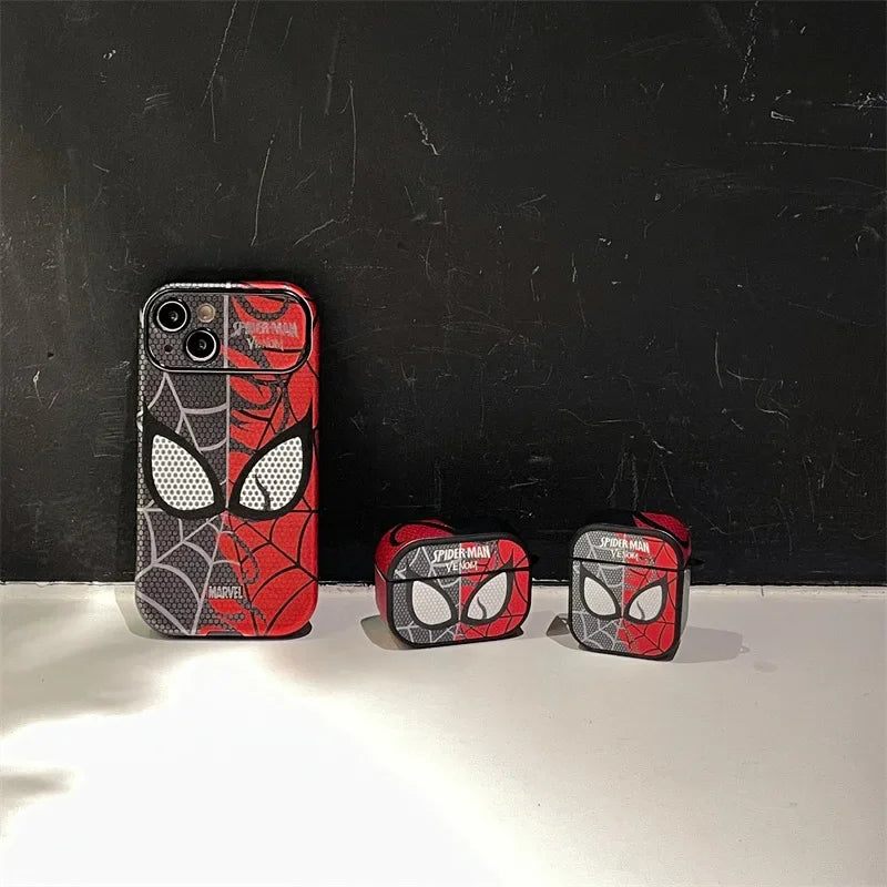 Disney Spiderman AirPods Case – 3D Cartoon Protective Cover for AirPods Pro 2, 3, 1/2