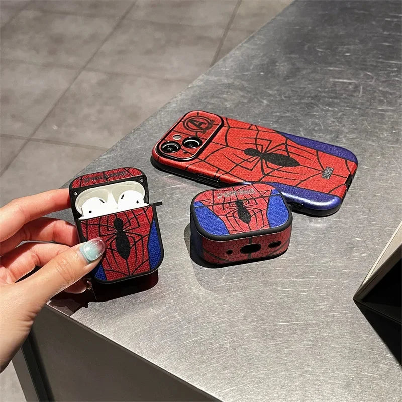 Disney Spiderman AirPods Case – 3D Cartoon Protective Cover for AirPods Pro 2, 3, 1/2